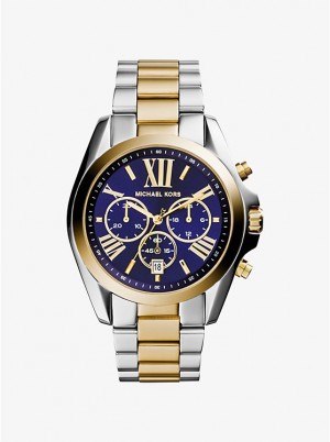 Férfi Michael Kors Oversized Bradshaw Two-Tone Óra TWO TONE | HU2055XYC