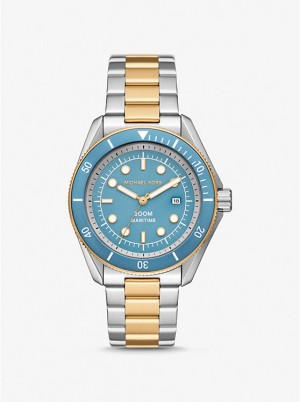 Férfi Michael Kors Oversized Maritime Two-Tone Óra TWO TONE | HU2078EBK