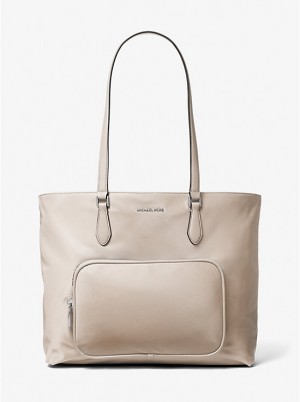 Női Michael Kors Cara Large Nylon Tote Világos | HU1244QMX