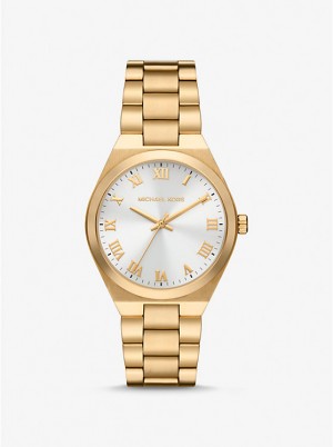 Női Michael Kors Lennox Gold-Tone Óra Arany | HU1583NWO