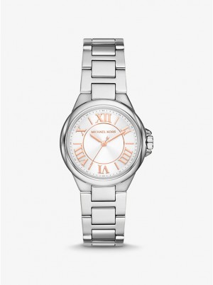 Női Michael Kors Mini Camille Silver-Tone Óra Titán | HU1601UZM