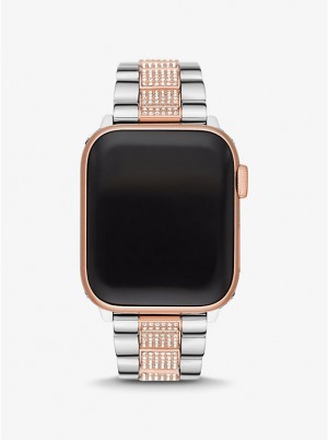 Női Michael Kors Pavé Two-Tone Strap For Apple® Óra TWO TONE | HU1647DFL