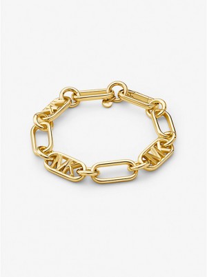 Női Michael Kors Precious Metal-Plated Brass Chain Link Karkötő Arany | HU1519HAM