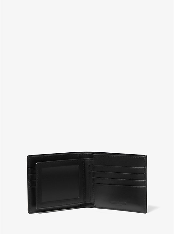 Férfi Michael Kors Harrison Logo Billfold With Passcase Pénztárca Fekete | HU2158CTJ