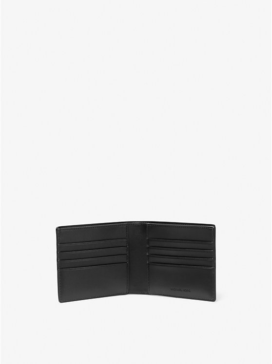 Férfi Michael Kors Harrison Logo Billfold With Passcase Pénztárca Fekete | HU2158CTJ