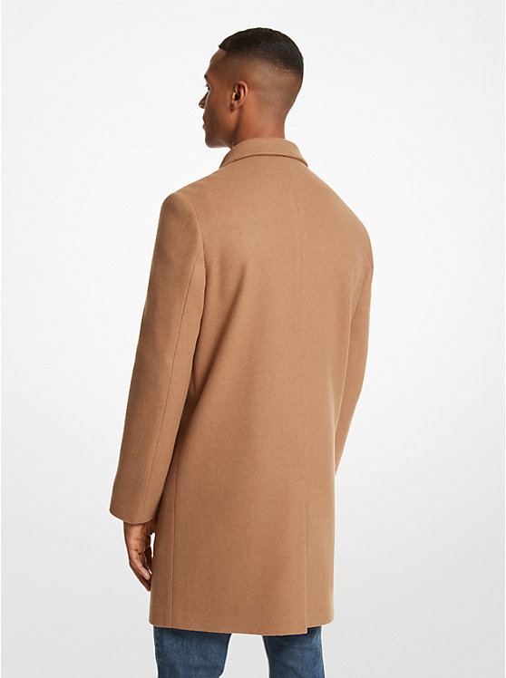 Férfi Michael Kors Kensington Woven Coat Kabát CAMEL | HU2188OKZ