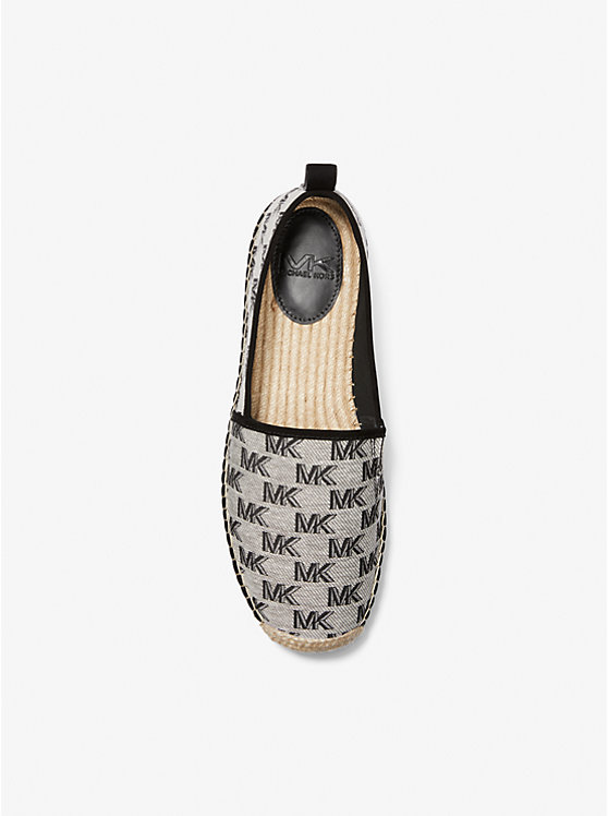 Férfi Michael Kors Owen Logo Jacquard Espadrille Sportcipő Fekete | HU2281EBT