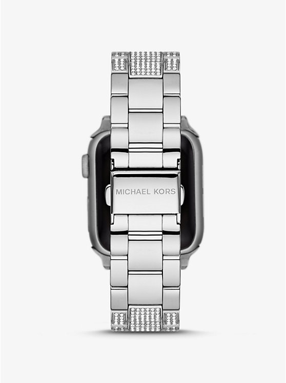 Férfi Michael Kors Pavé Silver-Tone Strap For Apple® Óra Titán | HU2089FDW