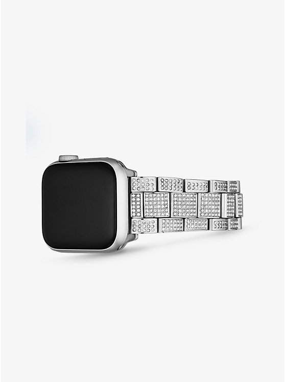 Férfi Michael Kors Pavé Silver-Tone Strap For Apple® Óra Titán | HU2089FDW