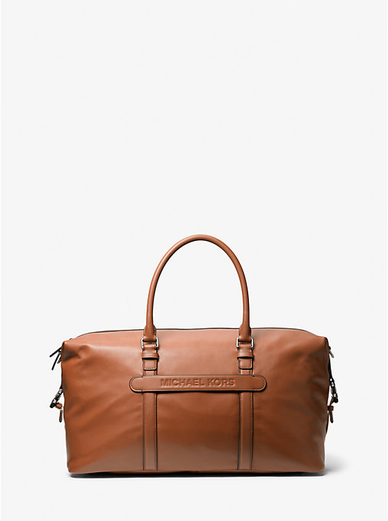 Férfi Michael Kors Varick Leather Duffle Táska LUGGAGE | HU2132TCK