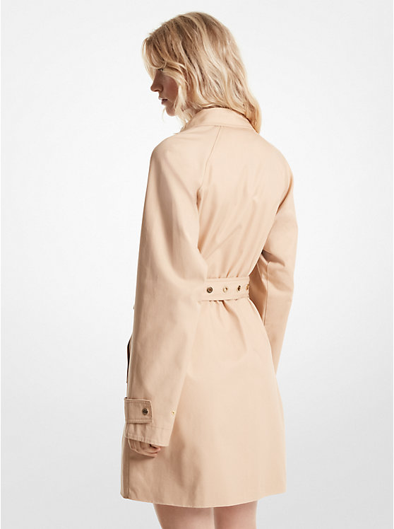 Női Michael Kors Cotton Twill Trench Coat Kabát BUFF | HU1355ILB