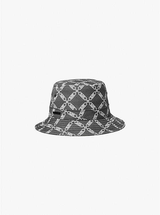 Női Michael Kors Empire Logo Jacquard Bucket Kalap BLACK/WHITE | HU1004XYB