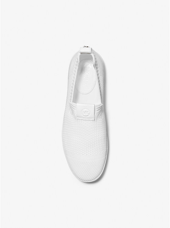 Női Michael Kors Juno Stretch Knit Slip-On Sportcipő Fehér | HU1997MQK