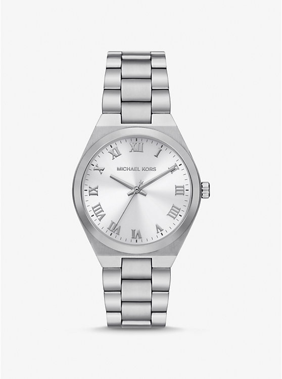 Női Michael Kors Lennox Silver-Tone Óra Titán | HU1588ZUF