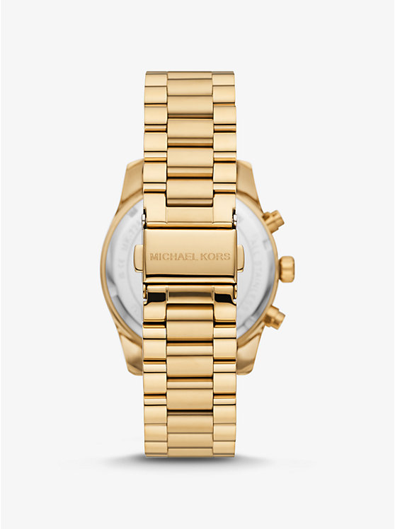 Női Michael Kors Lexington Pavé Gold-Tone Óra Arany | HU1591JPJ