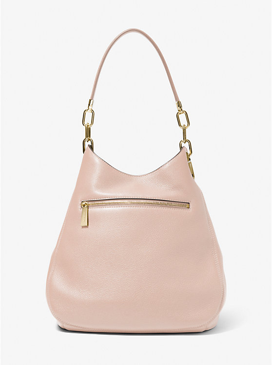 Női Michael Kors Lillie Large Pebbled Leather Válltáska Rózsaszín | HU1226KOE