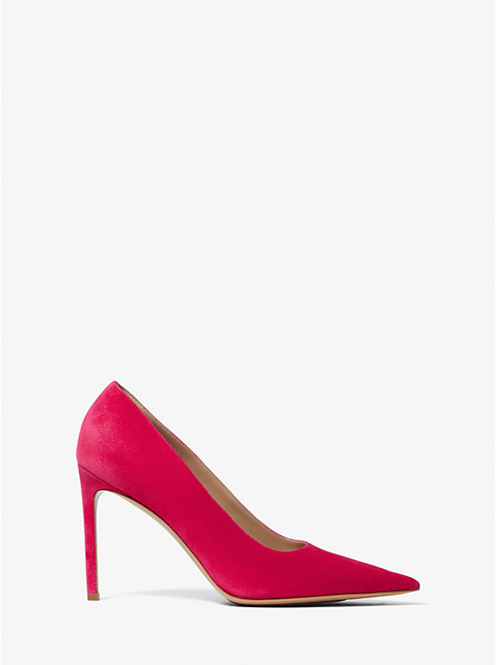 Női Michael Kors Martine Suede Magassarkú FUSCHIA | HU1752SGH