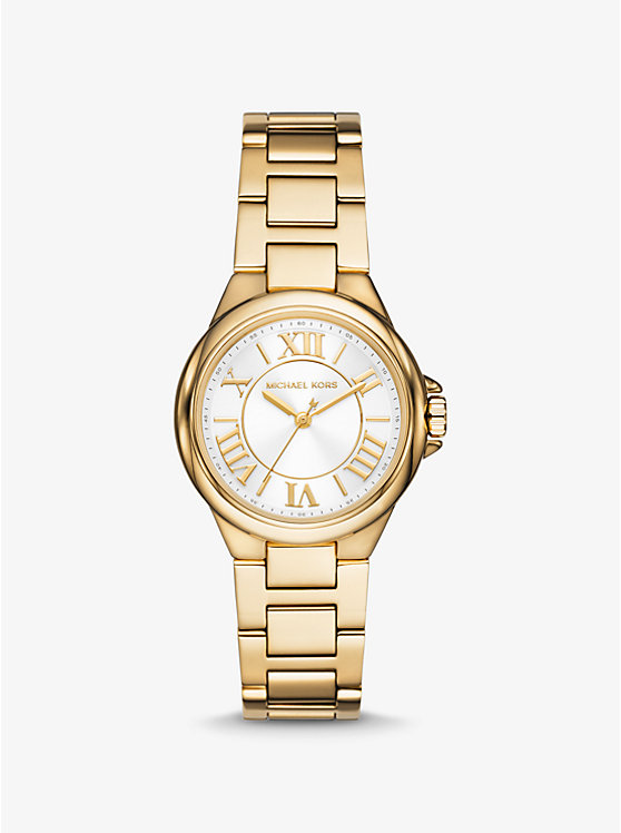 Női Michael Kors Mini Camille Gold-Tone Óra Arany | HU1596SGC