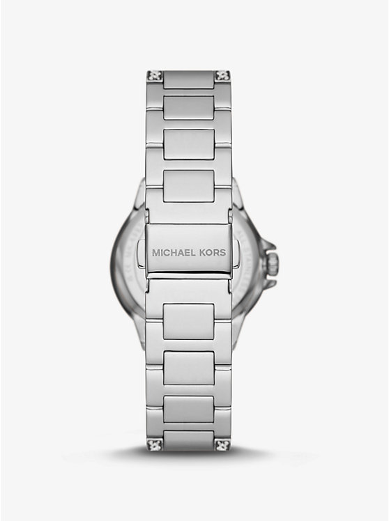 Női Michael Kors Mini Camille Pavé Silver-Tone Óra Titán | HU1599OKN