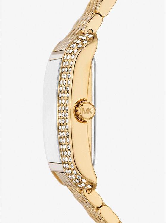 Női Michael Kors Petite Emery Pavé Gold-Tone Óra Arany | HU1649AHX