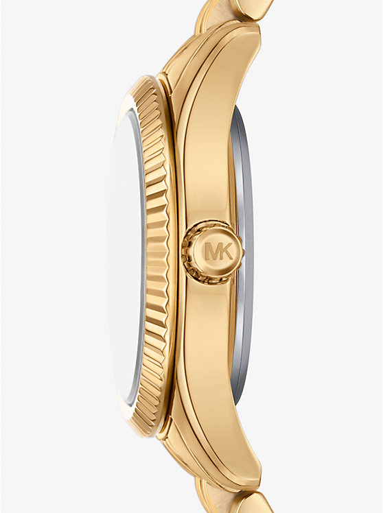 Női Michael Kors Petite Lexington Pavé Gold-Tone Óra Türkiz | HU1651OKV