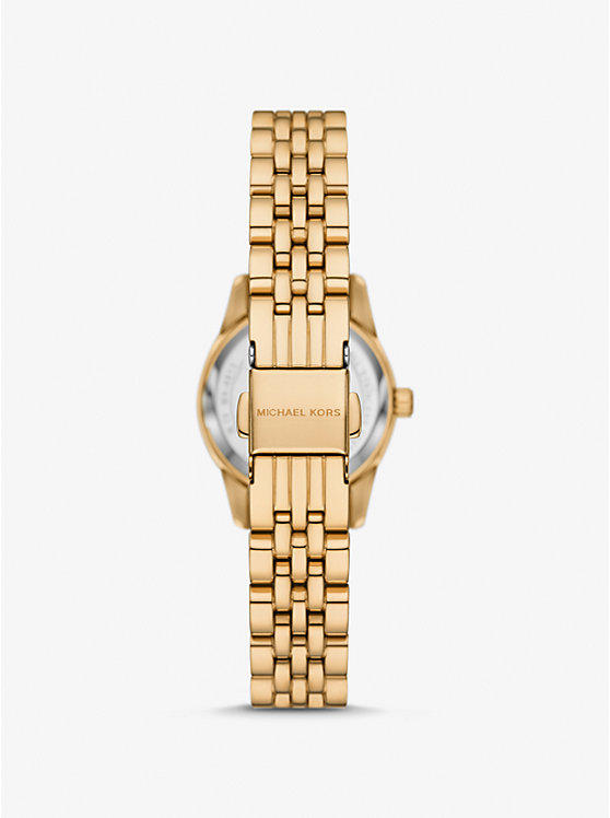 Női Michael Kors Petite Lexington Pavé Gold-Tone Óra Türkiz | HU1651OKV