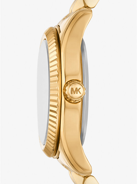 Női Michael Kors Petite Lexington Pavé Gold-Tone Óra Arany | HU1652ILB