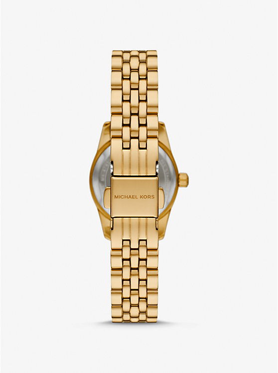 Női Michael Kors Petite Lexington Pavé Gold-Tone Óra Arany | HU1652ILB