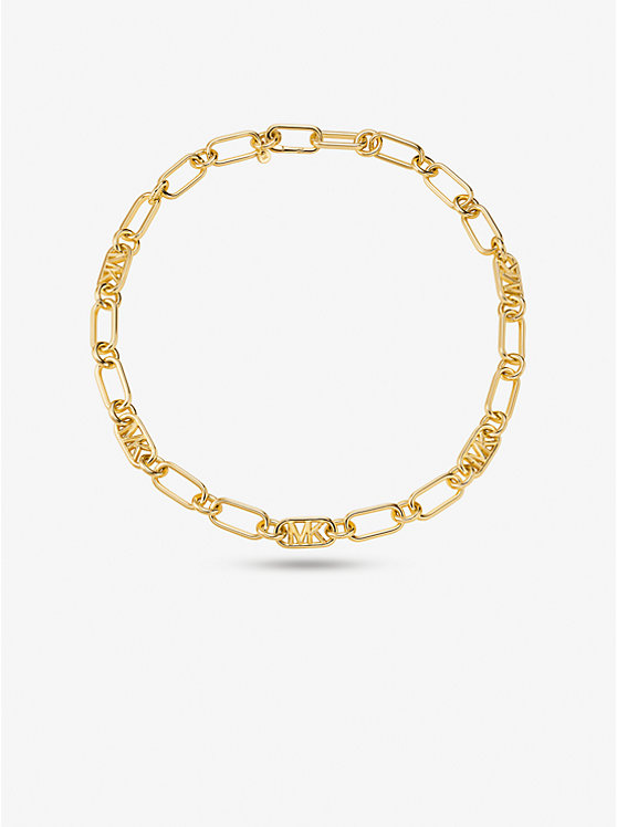 Női Michael Kors Precious Metal-Plated Brass Chain Link Nyaklánc Arany | HU1560TCD