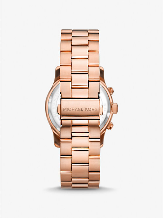 Női Michael Kors Runway Rose Gold-Tone Óra Rózsaszín Arany | HU1668OKD