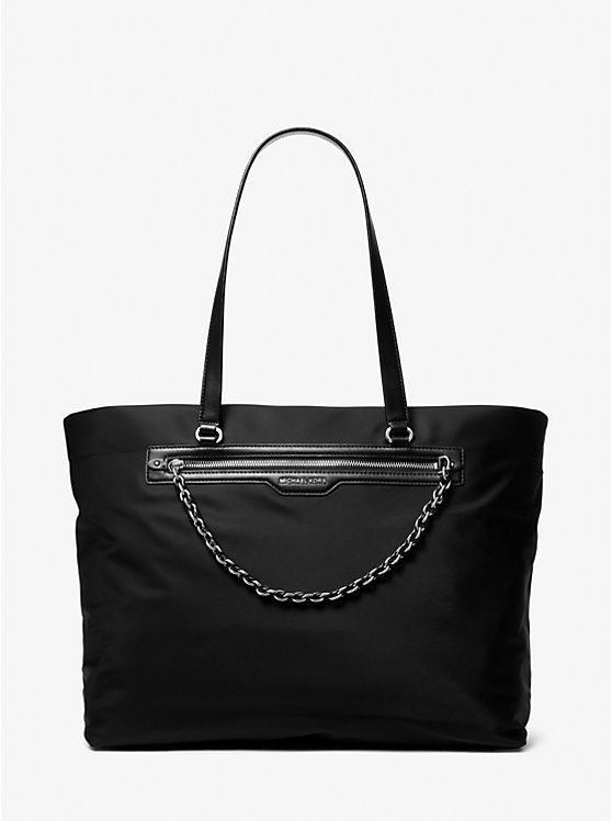 Női Michael Kors Slater Extra-Large Recycled Nylon Tote Fekete | HU1269MQL