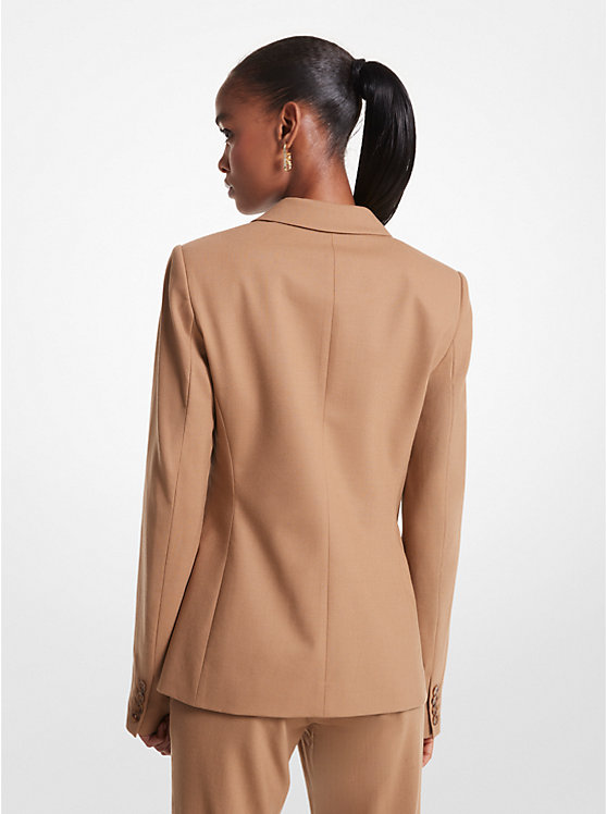 Női Michael Kors Stretch Wool Blazer Kabát Sötét | HU1412DFM