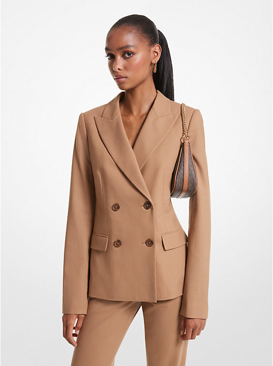 Női Michael Kors Stretch Wool Blazer Kabát Sötét | HU1412DFM